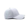 Travel under baseball cap and backpack, clear sky